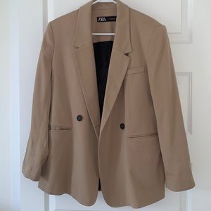 Zara Double Breasted Blazer